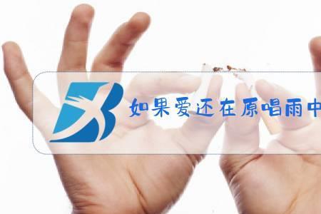 如果爱在心中原唱男声