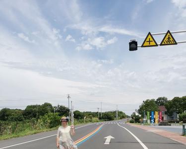 彩虹公路能不能压线