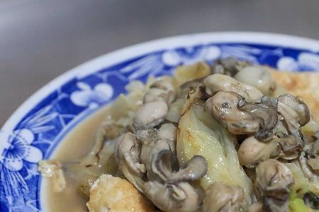 白菜炖海蛎子的味道