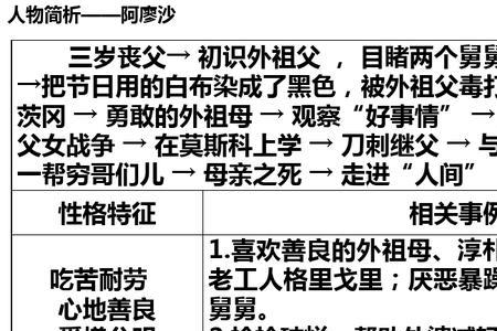童年第十章人物评价