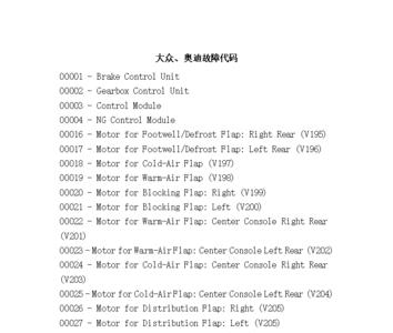 大众p245000故障码解决方法