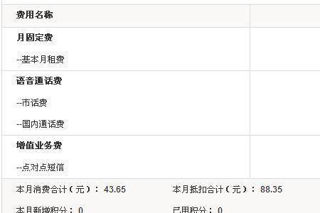 联通每月账单显示剩余话费吗