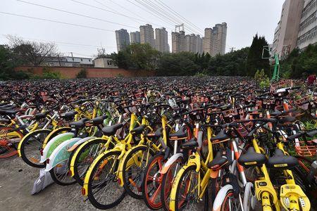 滁州共享单车存放点
