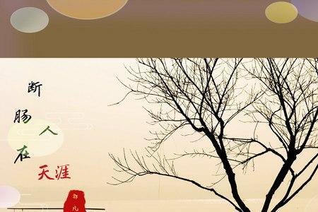 什么断肠人在天涯成语四字词语