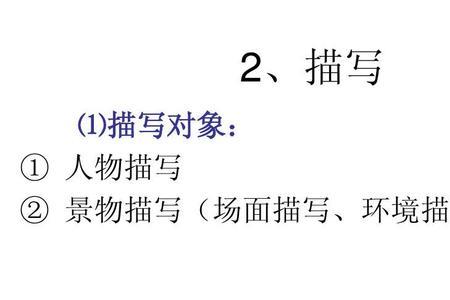 语文中画面描写用什么方法