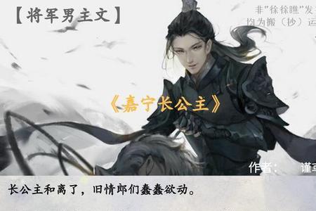 男主褚晔是个将军的小说