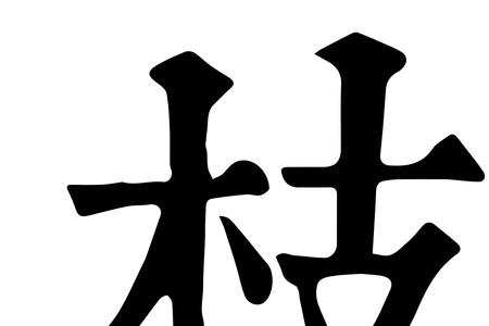 坡枝笔顺