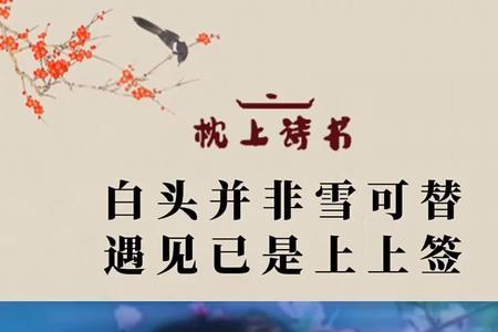 遇见即是上上签，的下一句是什么