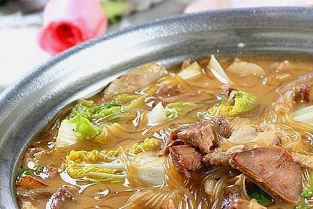 猪肉菠菜炖粉条的正宗做法