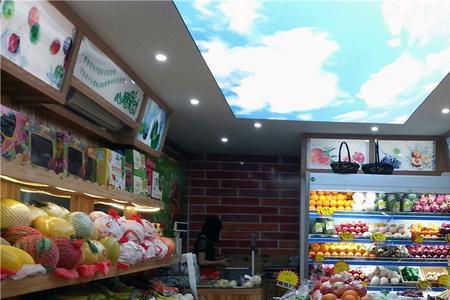 30平方的水果店效果图