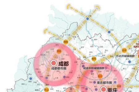 成渝城市群有哪些城市