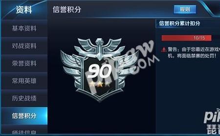王者信誉积分92可以玩什么