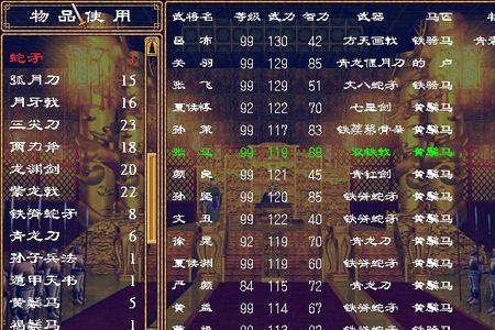 三国群英传1武将升迁排名