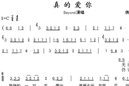 如果我真的爱你是哪首歌的歌词