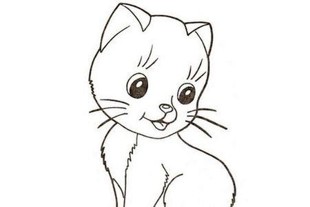 3-6岁简笔画猫咪