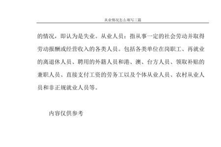从业经历什么意思