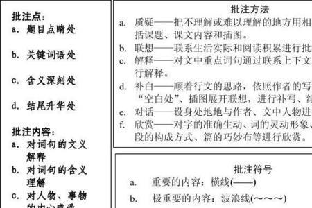 批注符号意思