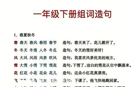 明明是造句一年级简单