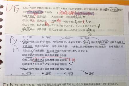 政治错题原因分析怎么写