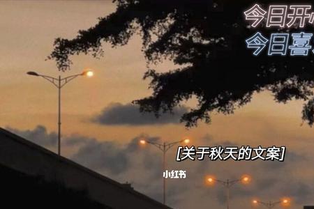 秋天氛围感文案
