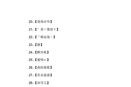 33岁网名昵称