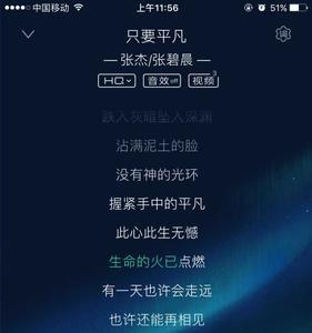 只要你平凡歌词想代表什么