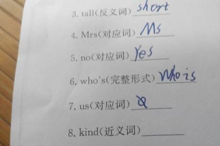 teacher对应词是什么