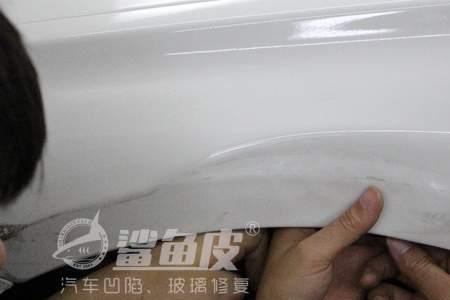 小汽车车头有块坑影响车检吗