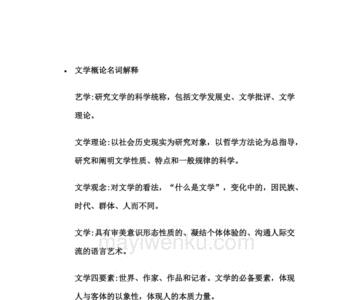 反思文学名词解释