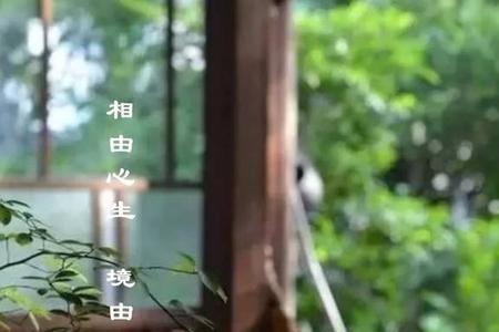 一切由心生是什么意思