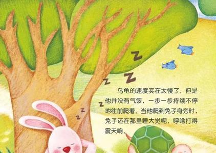 龟兔赛跑出现了几种小动物