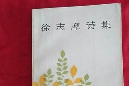 徐志摩的诗集歌词