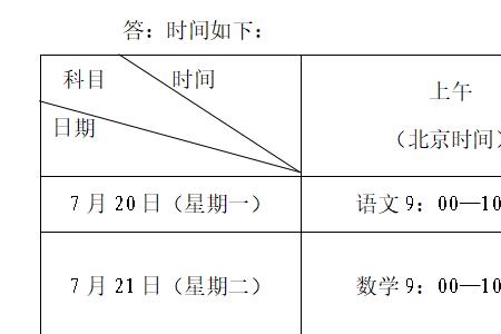 2020年中考时间山东临沂