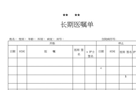 临时备用医嘱名词解释