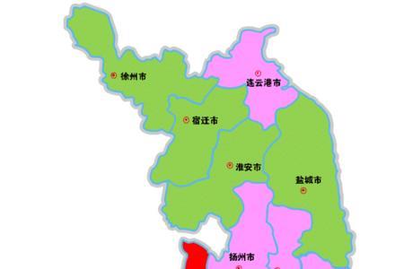 苏南和苏北的地形区别