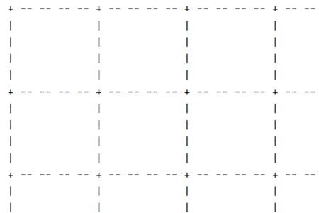 礼物田字格