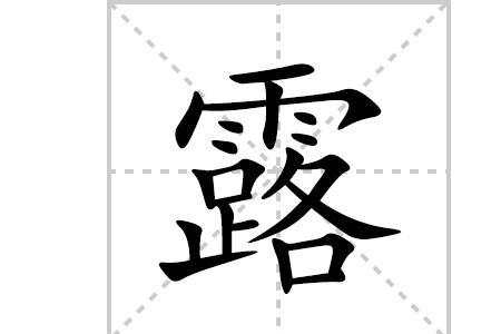 露可以换什么偏旁