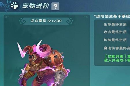 创造与魔法冰龙资质