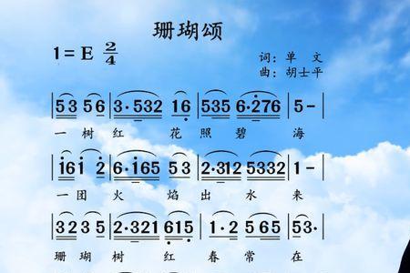 一束红花照碧海歌词意思