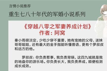 重生六七八十年代的小说