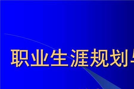 职业生涯名词解释是什么意思