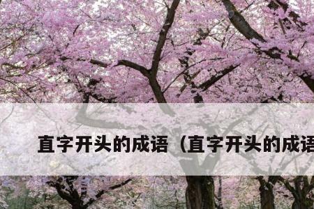 以他开头的成语
