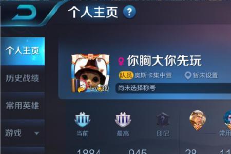 怎么把王者荣耀个人页面隐藏