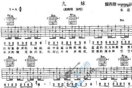 九妹的歌词寓意是什么