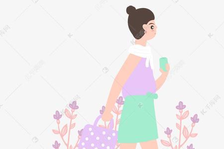 女孩与女人走路时的区别