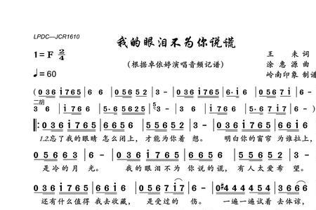 我的眼泪不是为你而流的意思