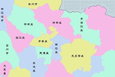 成都行政区划最新规划