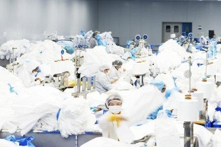 防护服生产车间检测流程
