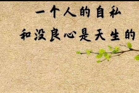 形容人没良心的成语