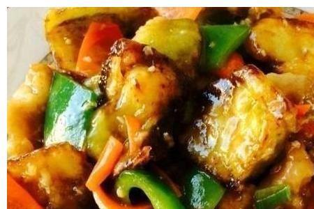 茄子炒嘎啦肉最正宗的做法